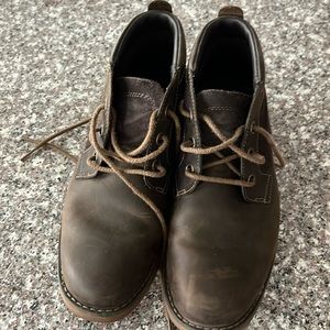 Brown timberlands size 7